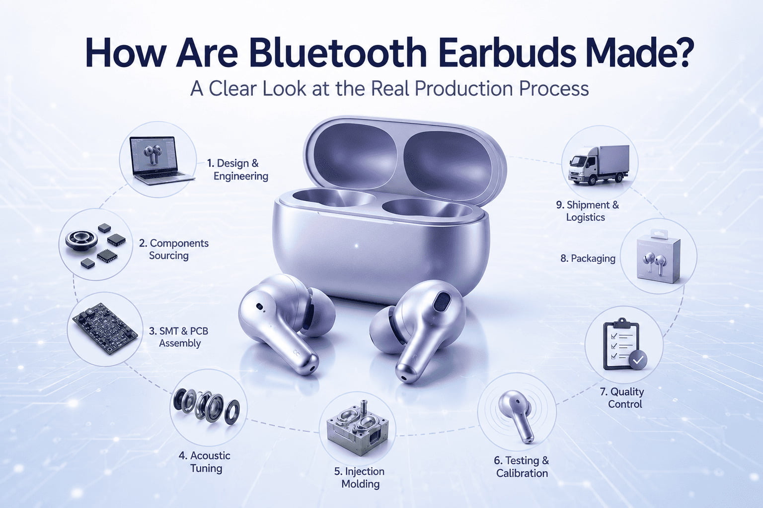 How Are Bluetooth Earbuds Made, And What Does Their Production Process Really Involve?