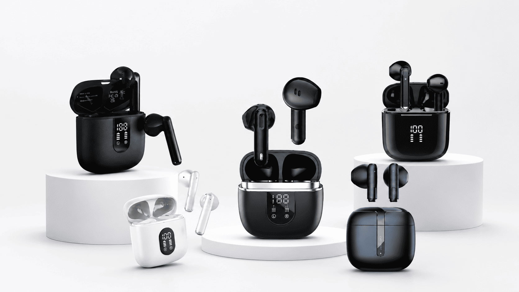 Premium ANC active noise cancelling earbuds
