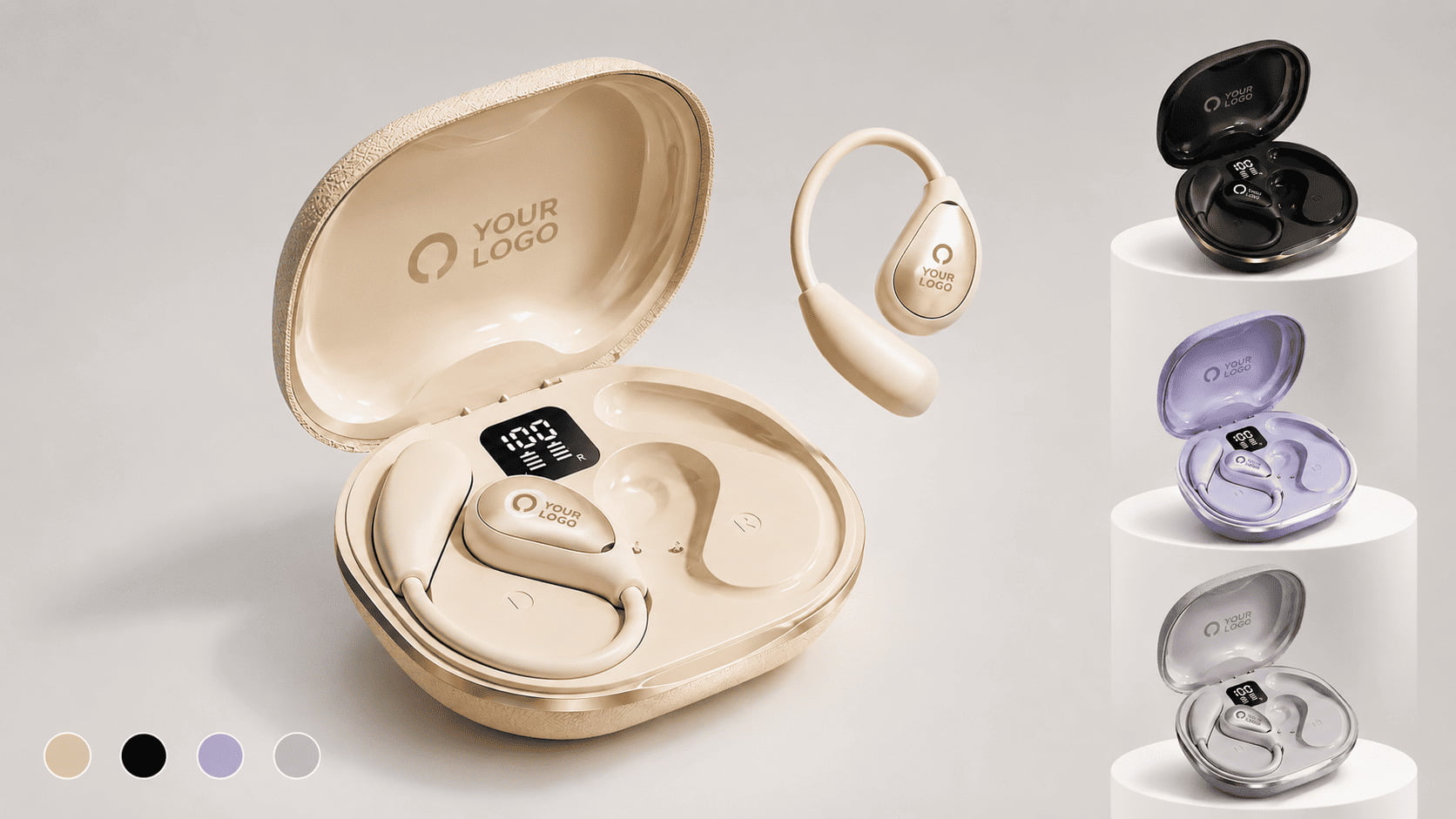 Premium ANC active noise cancelling earbuds