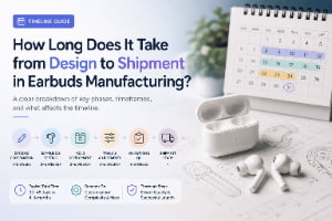 How Long Does It Take from Design to Shipment in Earbuds Manufacturing?