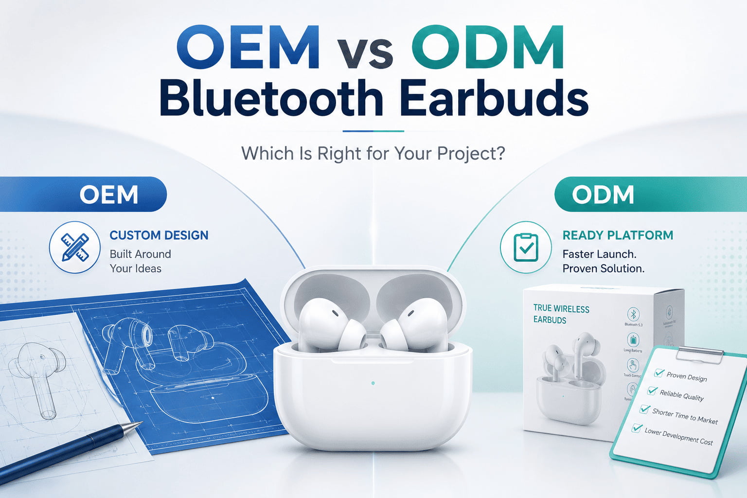 OEM vs ODM Bluetooth Earbuds: Which Is Right for Your Project?