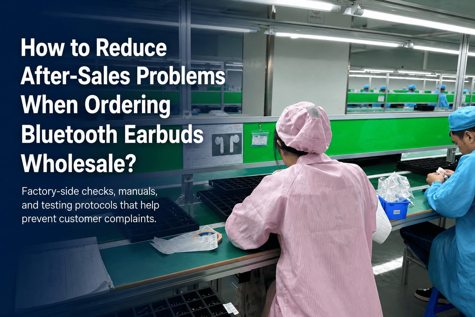How to Reduce After-Sales Problems When Ordering Bluetooth Earbuds Wholesale?